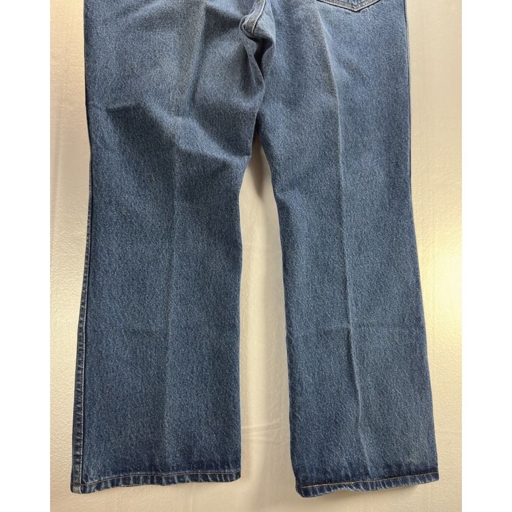 VTG‎ Rustler Bootcut Baggy Jeans Mens 40x30* Vintage Denim Made In USA - Picture 4 of 16